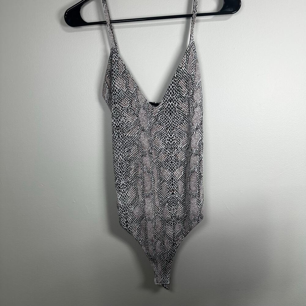Pretty Little Things Snake Skin Print Body Suit